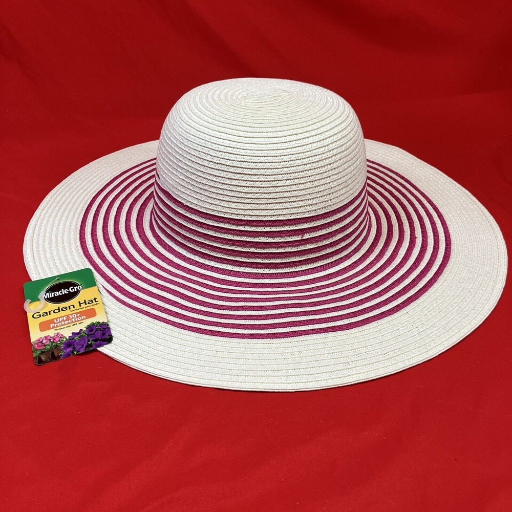 Miracle Grow Garden Hat / Women's / 30+ SPF / Pink / Sun Gardening Boating Beach - Picture 1 of 14